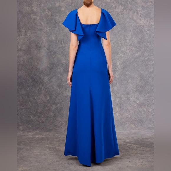 NWOT Carla Ruiz dress. US 10. Royal Blue - Picture 2 of 7